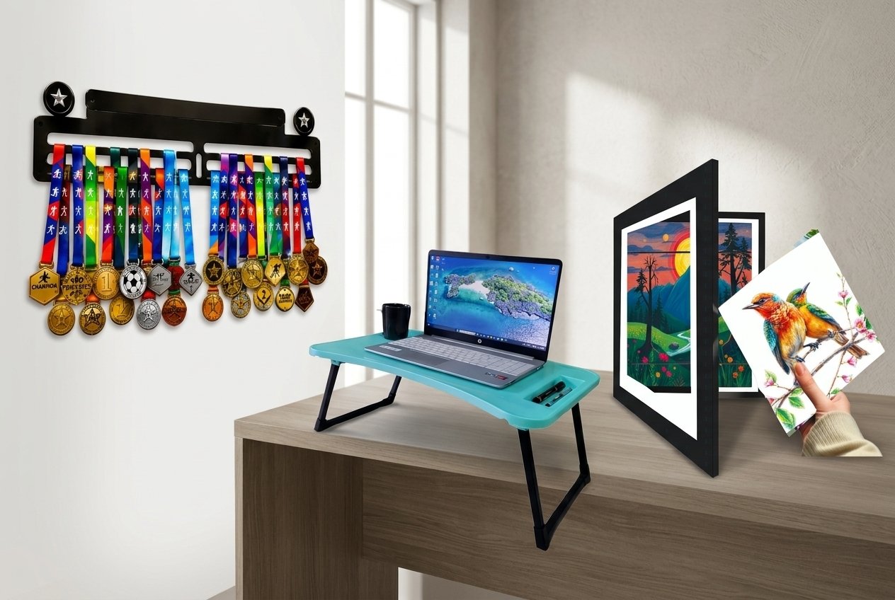 VIJAYPRO Products – Medal Hanger, Study Table, Art Frame